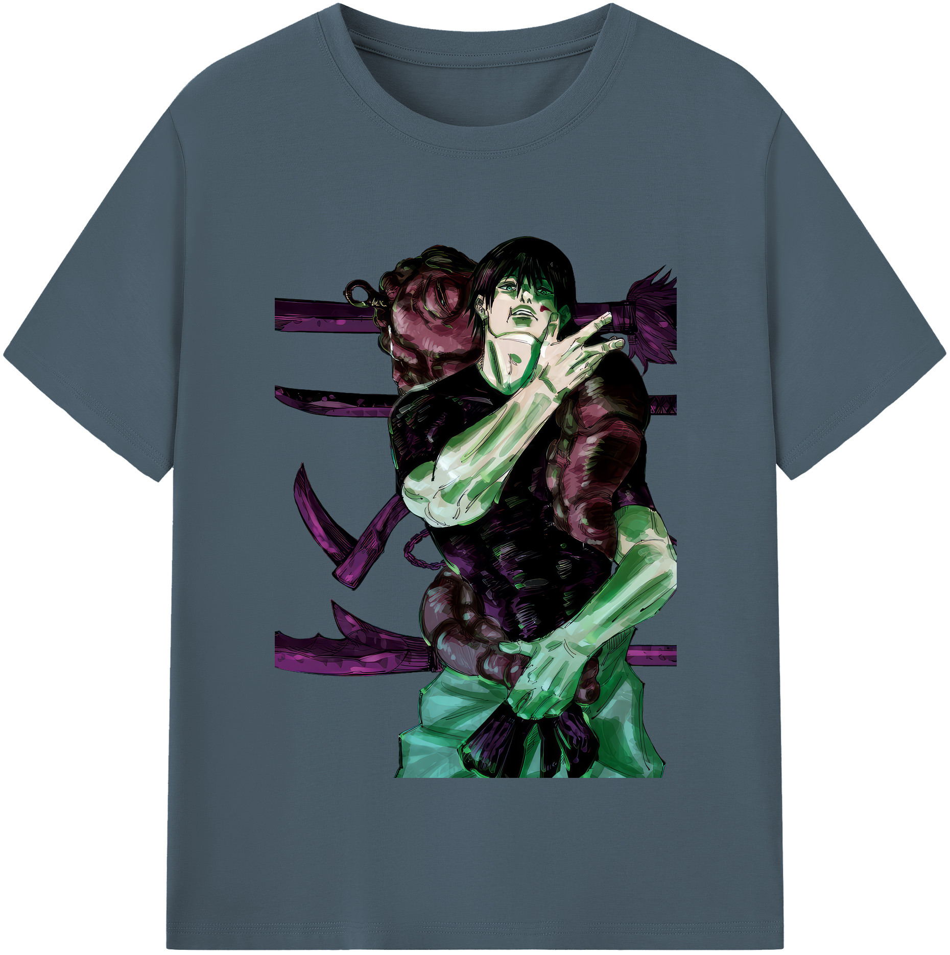 （画像用） 呪術廻戦 Jujutsu Kaisen 綿100％半袖Tシャツ（フロントプリント）